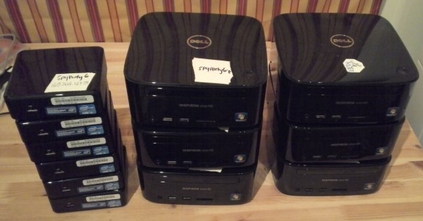 The Intel NUCs on the left replace the Dell Zinos on the right.
